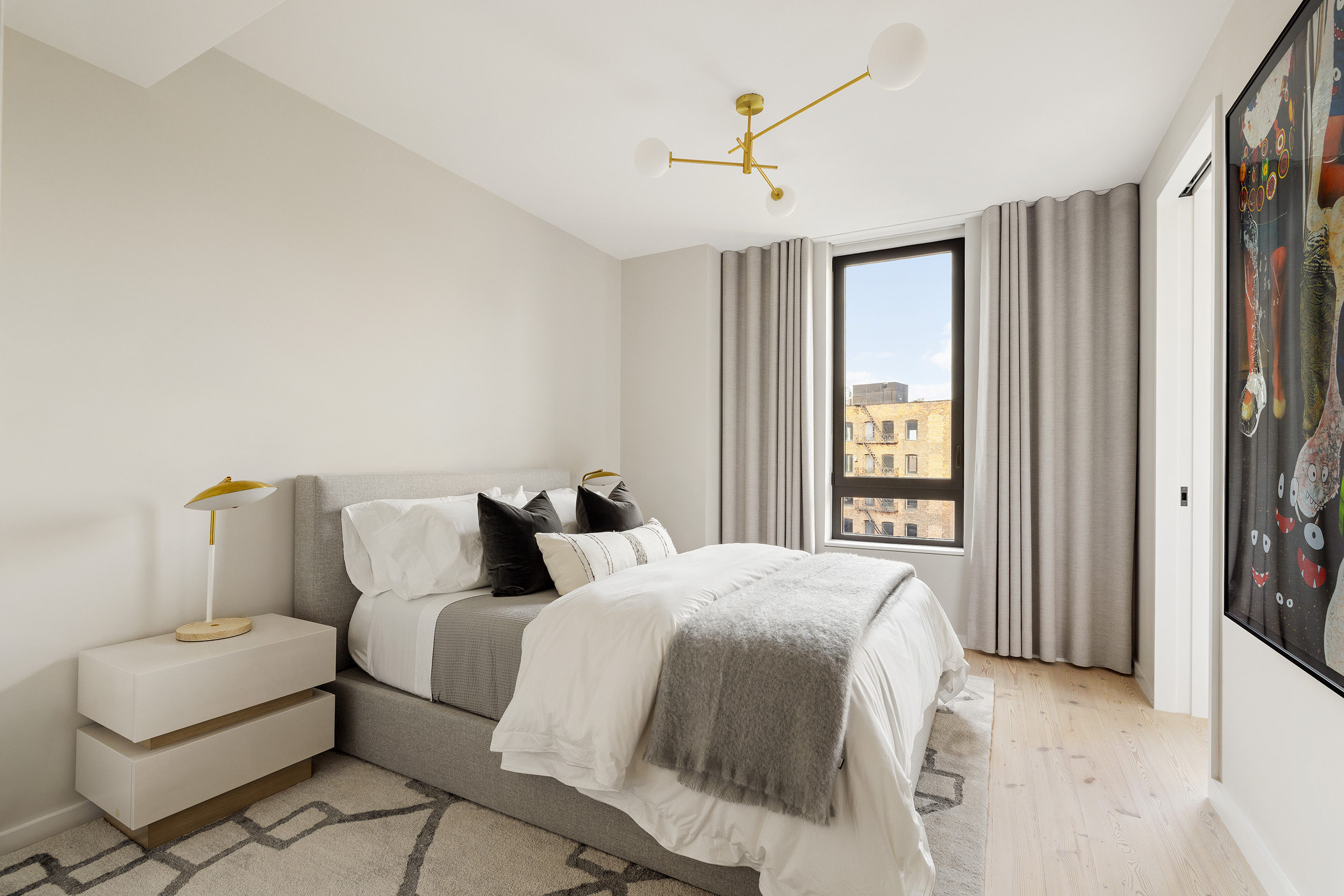 Second bedroom with natural light